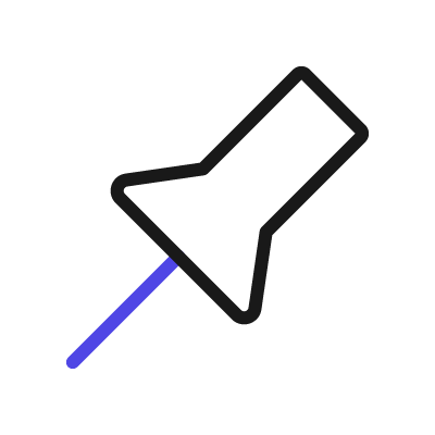 Free Pin SVG Icon — Download & Copy Code | Unicorn Icons