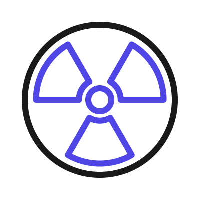 Free Radiation SVG Icon — Download & Copy Code | Unicorn Icons